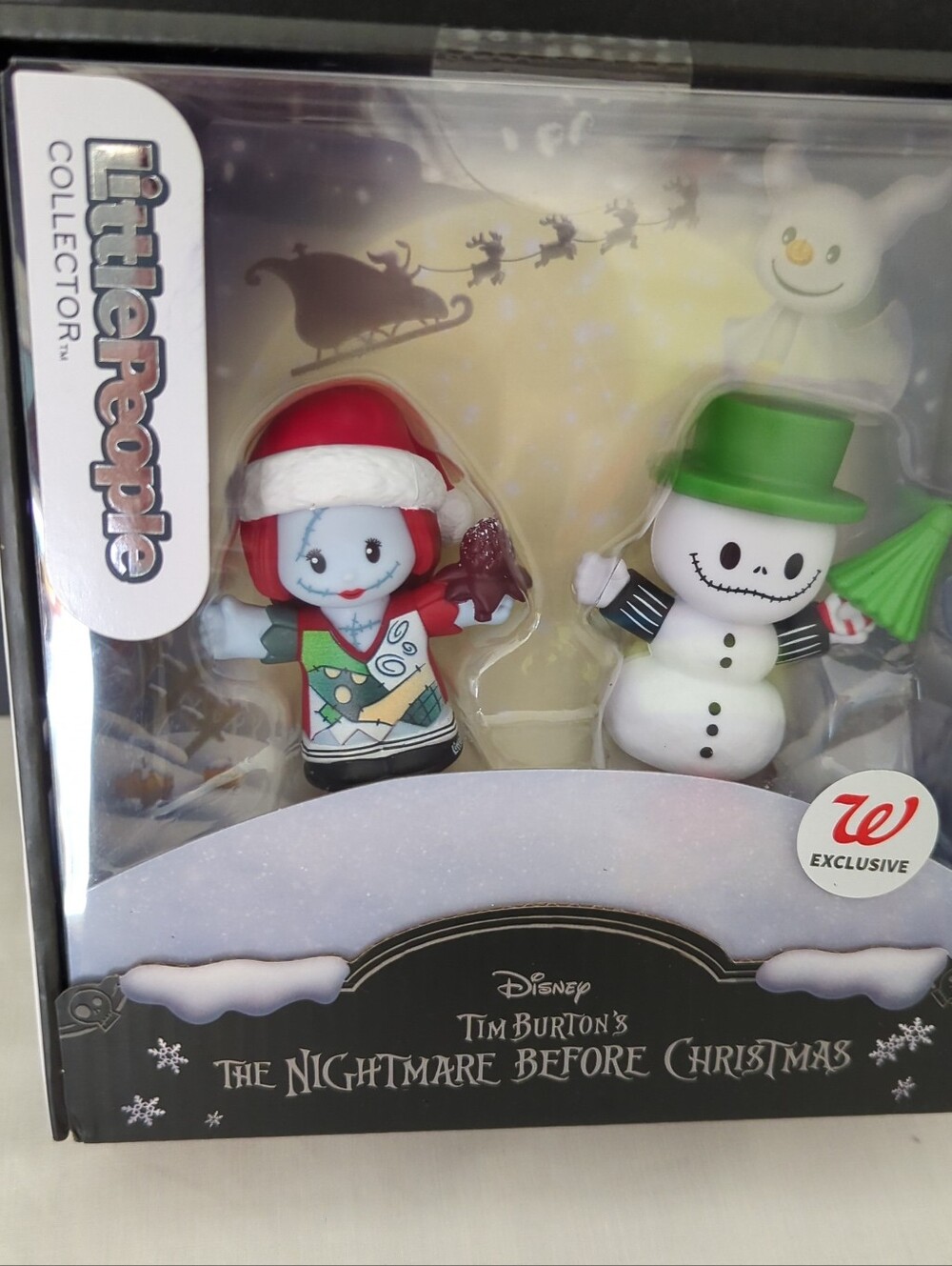 Little People Nightmare Before Christmas Sally & Snowman Holiday Set  New 2025